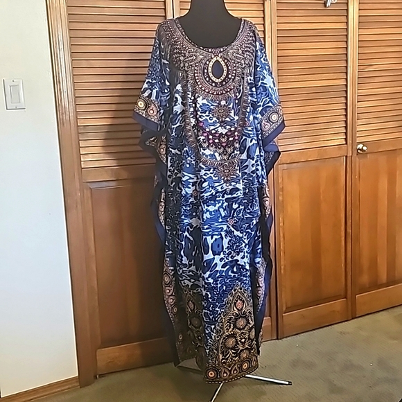 NWOT Lapagee soft long slip over dress MUMU one size fits most - Picture 3 of 9